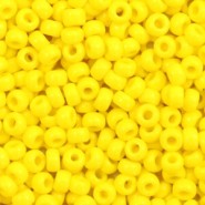 Miyuki seed beads 8/0 - Opaque yellow 8-404